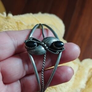 Vintage America Silver and Black Bracelet